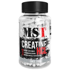 Креатин, Creatine HCL, MST Nutrition, 90 капсул - фото