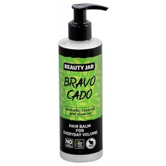Бальзам для об'єму волосся "Bravo Cado", Hair Balm For Everyday Volume, Beauty Jar, 250 мл - фото