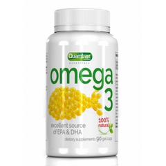 Омега 3, Omega 3, Quamtrax, 90 гелевых капсул - фото