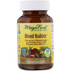 Строитель крови, Blood Builder, MegaFood, 60 таблеток - фото