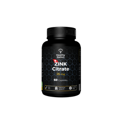 Цинк цитрат, Zink Citrate, Healthy Nation, 26 мг, 60 капсул - фото