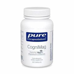Магний-L-треонат, CogniMag, Pure Encapsulations, 120 капсул - фото