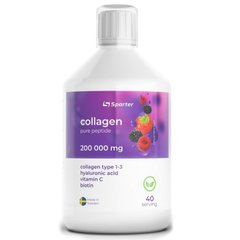 Коллаген пептид, Collagen peptide 200000, Sporter, ягода, 500 мл - фото