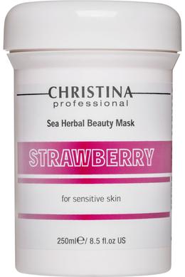 Полунична маска краси для нормальної шкіри, Christina, 250 мл - фото