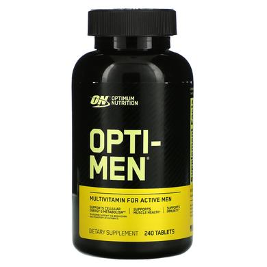 Вітаміни та мінерали Opti Men, Optimum Nutrition, 240 таблеток - фото