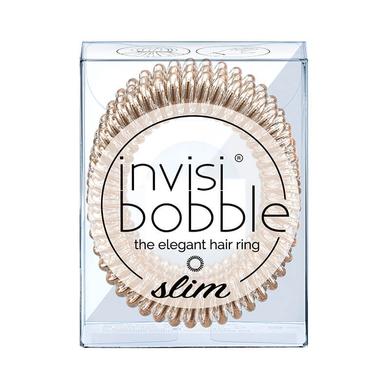 Резинка-браслет для волосся, Slim Bronze Me Pretty, Invisibobble, 3 шт - фото