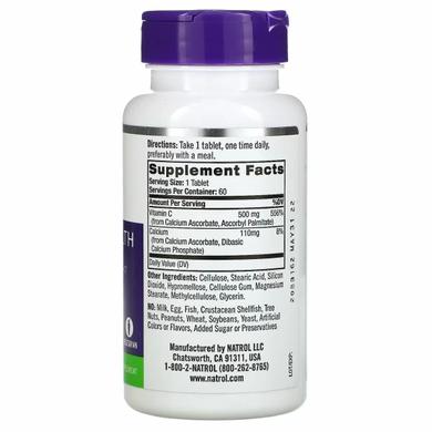 Витамин С, Easy-C, Natrol, 500 мг, 60 таблеток - фото