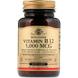Витамин В12, Vitamin B12, Solgar, сублингвальный, 5000 мкг, 60 таблеток, фото – 1