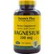 Магний, Magnesium, Nature's Plus, 200 мг, 180 таблеток, фото – 1