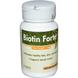Биотин, Biotin Forte, Enzymatic Therapy (Nature's Way), экстра сила, 5 мг, 60 таблеток, фото – 1