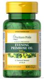 Масло вечерней примулы с ГЛК, Evening Primrose Oil, Puritan's Pride, 500 мг, 100 гелевых капсул, фото