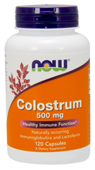 Колострум, Colostrum, Now Foods, 500 мг, 120 капсул - фото