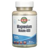 Магній малат, Magnesium Malate, Kal, 400 мг, 90 таблеток, фото