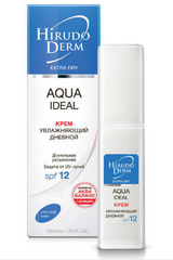 Крем Hirudo Derm Extra Dry Aqua Ideal, увлажняющий дневной, Биокон, 50 мл - фото