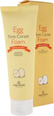Пенка с яичным экстрактом для сужения пор, Egg Pore Corset Foam, The Skin House, 120 мл - фото