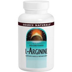 Аргинин, L-Arginine, Source Naturals, порошок, 100 г - фото