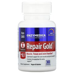 Ферменты для мышц, суставов, тканей, Repair Gold, Enzymedica, для веганов, 30 капсул - фото