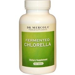 Хлорелла, Chlorella, Dr. Mercola, ферментированная, 450 таблеток - фото