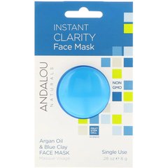 Маска для лица с аргановым маслом, Argan Oil Face Mask, Andalou Naturals, 8 г - фото