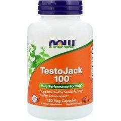 Репродуктивное здоровье мужчин, TestoJack 100, Now Foods, 120 капсул - фото