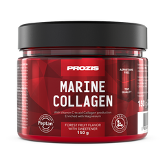 Морской коллаген + Магний, Marine Collagen + Magnesium, лесные ягоды, Prozis, 150 г - фото
