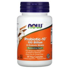 Пробиотический комплекс, 100 млрд., Now Foods, 30 гелевых капсул - фото