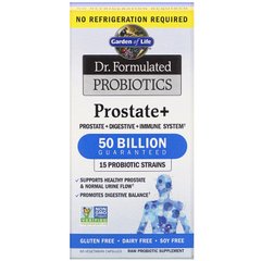 Пробиотическая формула: простата + (Probiotics), Garden of Life, 60 капсул - фото