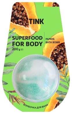 Бомбочка-гейзер для ванни, Papaya, Tink, 200 г - фото