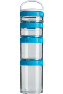 Контейнер Go Stak Starter 4 Pak, Aqva, Blender Bottle, блакитний, 350 мл - фото