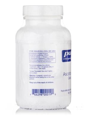 Капсулы с Аскорбиновой Кислотой, Ascorbic Acid Capsules, Pure Encapsulations, 90 капсул - фото