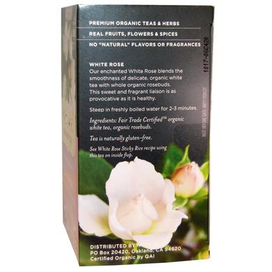 Органический белый чай Белая роза, 16 пакетиков - фото