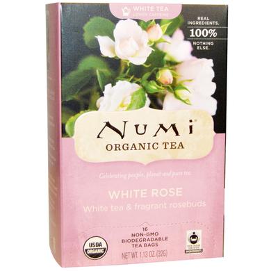 Органический белый чай Белая роза, 16 пакетиков - фото