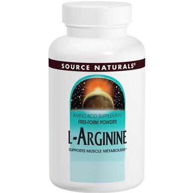 Аргінін, L-Arginine, Source Naturals, порошок, 100 г - фото