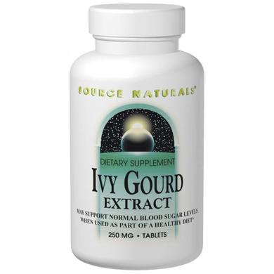 Экстракт плющевидной тыквы, Ivy Gourd, Source Naturals, 250 мг, 120 таблеток - фото