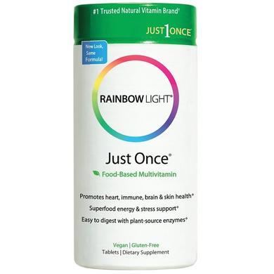 Мультивітаміни, Just Once Multivitamin, Rainbow Light, 120 таблеток - фото