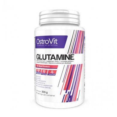 Глютамін, L-Glutamine, апельсин, OstroVit, 300 г - фото