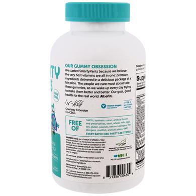 Мультивитамины + Омега-3, пренатальный комплекс, Prenatal Complete, SmartyPants, фруктовый вкус, 180 жевательных конфет - фото