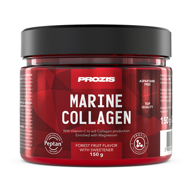 Морской коллаген + Магний, Marine Collagen + Magnesium, лесные ягоды, Prozis, 150 г - фото