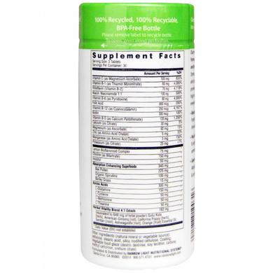 Комплекс витаминов В (формула), Complete B-Complex, Rainbow Light, 90 таблеток - фото