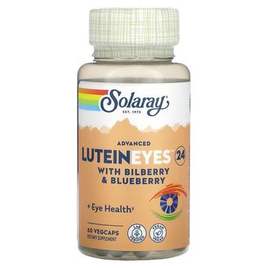 Лютеин для глаз, Lutein, Solaray, 24 мг, 60 капсул - фото