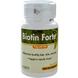 Биотин форте с цинком, Biotin Forte, Enzymatic Therapy (Nature's Way), 3 мг, 60 таблеток, фото – 1
