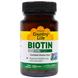 Биотин, Biotin, Country Life, 1000 мкг, 100 таблеток, фото – 1