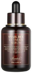 Сироватка з муцином равлика і отрутою бджоли, Snail Bee Ultimate Serum, Benton, мініатюра, 35 мл - фото