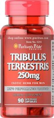 Трибулус террестрис, Tribulus Terrestris, Puritan's Pride, 250 мг, 90 капсул - фото