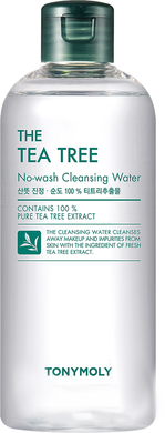 Очищююча вода з екстрактом чайного дерева, The Tea Tree No Wash Cleansing Water, Tony Moly, 180 мл - фото