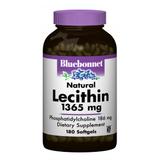 Натуральний лецитин 1365 мг, Bluebonnet Nutrition, 180 желатинових капсул, фото