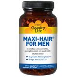 Вітаміни для шкіри і волосся чоловіків, Maxi Hair, Country Life, 60 капсул, фото