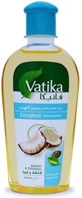 Масло для волос кокосовое, Vatika Coconut Hair Oil, Dabur, 200 мл - фото