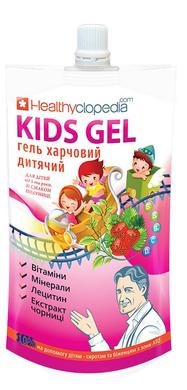 Гель пищевой Kids Gel, витамины для детей, Healthyclopedia, 120 мл - фото