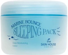 Маска ночная с морским коллагеном, Marine Bounce Sleeping Pack, The Skin House, 100 мл - фото